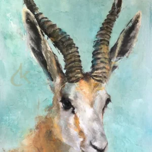 Een giclée van een Antilope