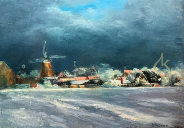 Een Schilderij van Ootmarsum